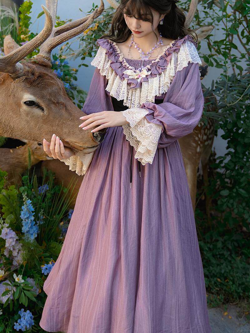 Nicemix Purple Victorian Class - Vintage Necklace ulasan dan harga
