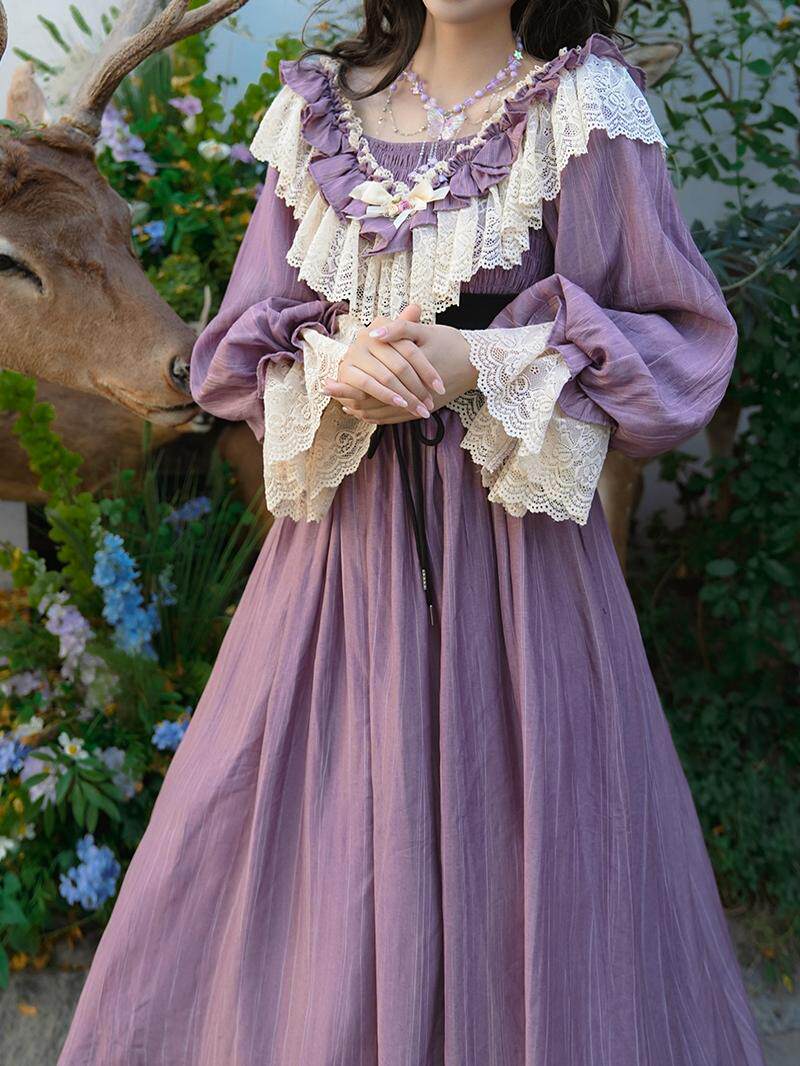 Nicemix Purple Victorian Class - Vintage Necklace ulasan dan harga