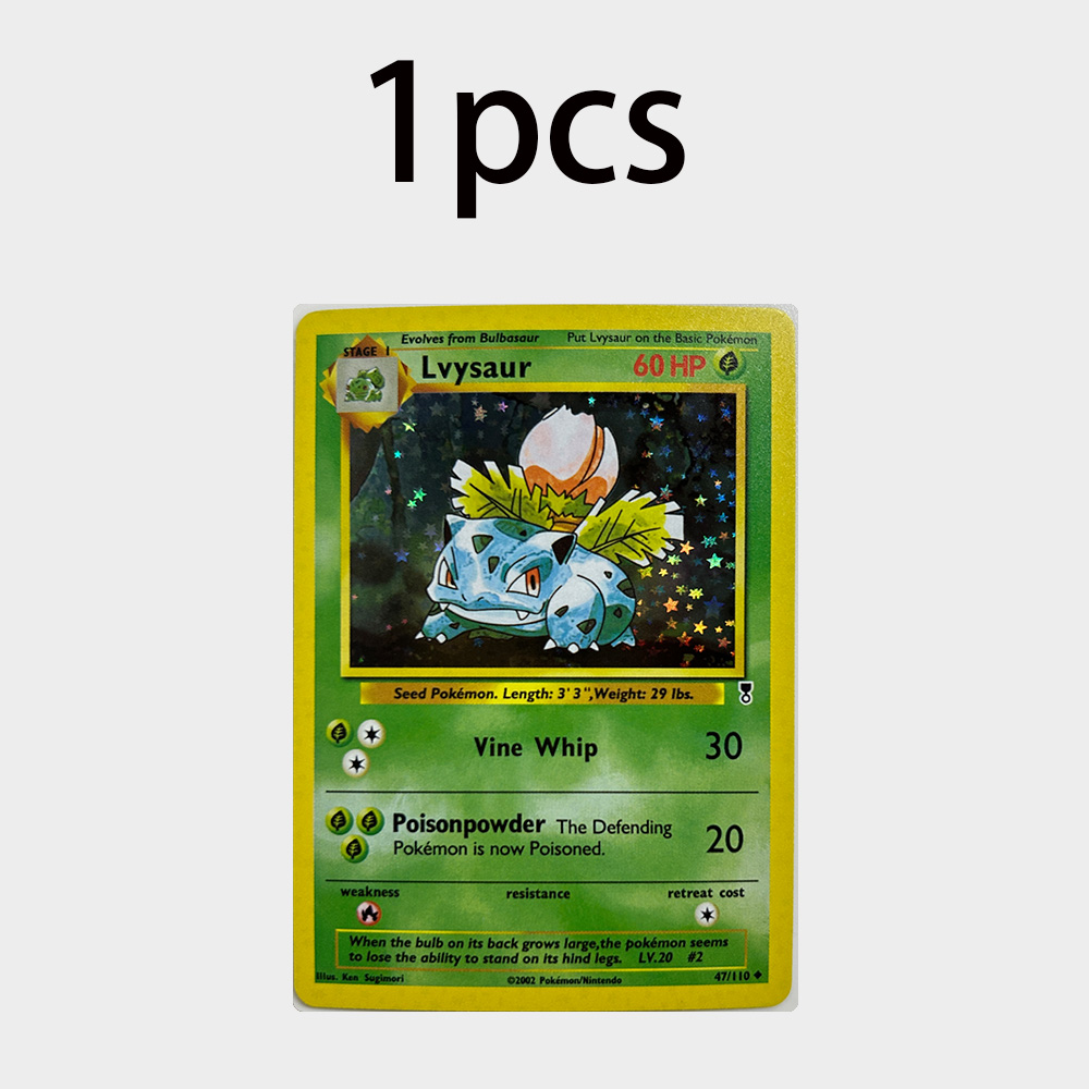 15Pcs Anime Ivysaur Flash Card - Vintage Pokemon Collectible ulasan dan harga