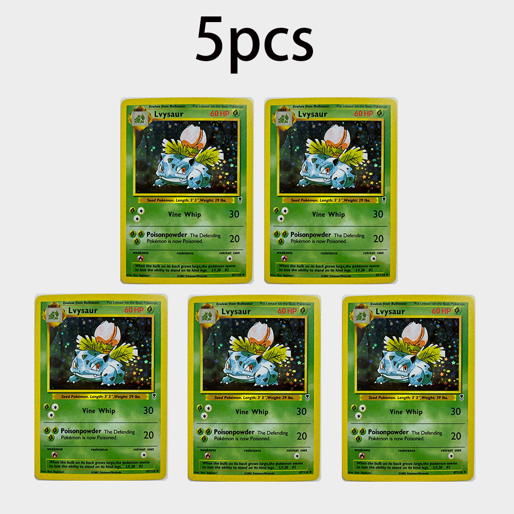 15Pcs Anime Ivysaur Flash Card - Vintage Pokemon Collectible ulasan dan harga