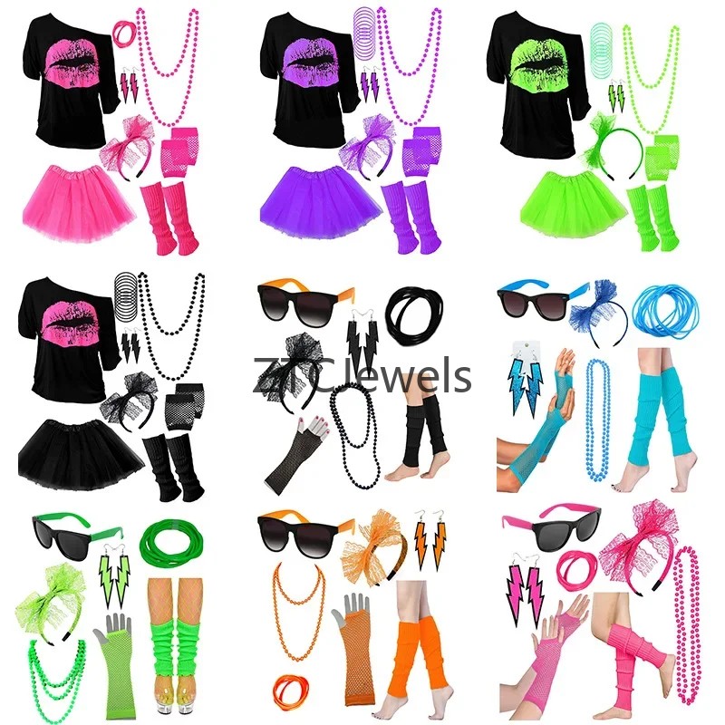 Vintage 80s Prom Costume Set f - Vintage Necklace ulasan dan harga