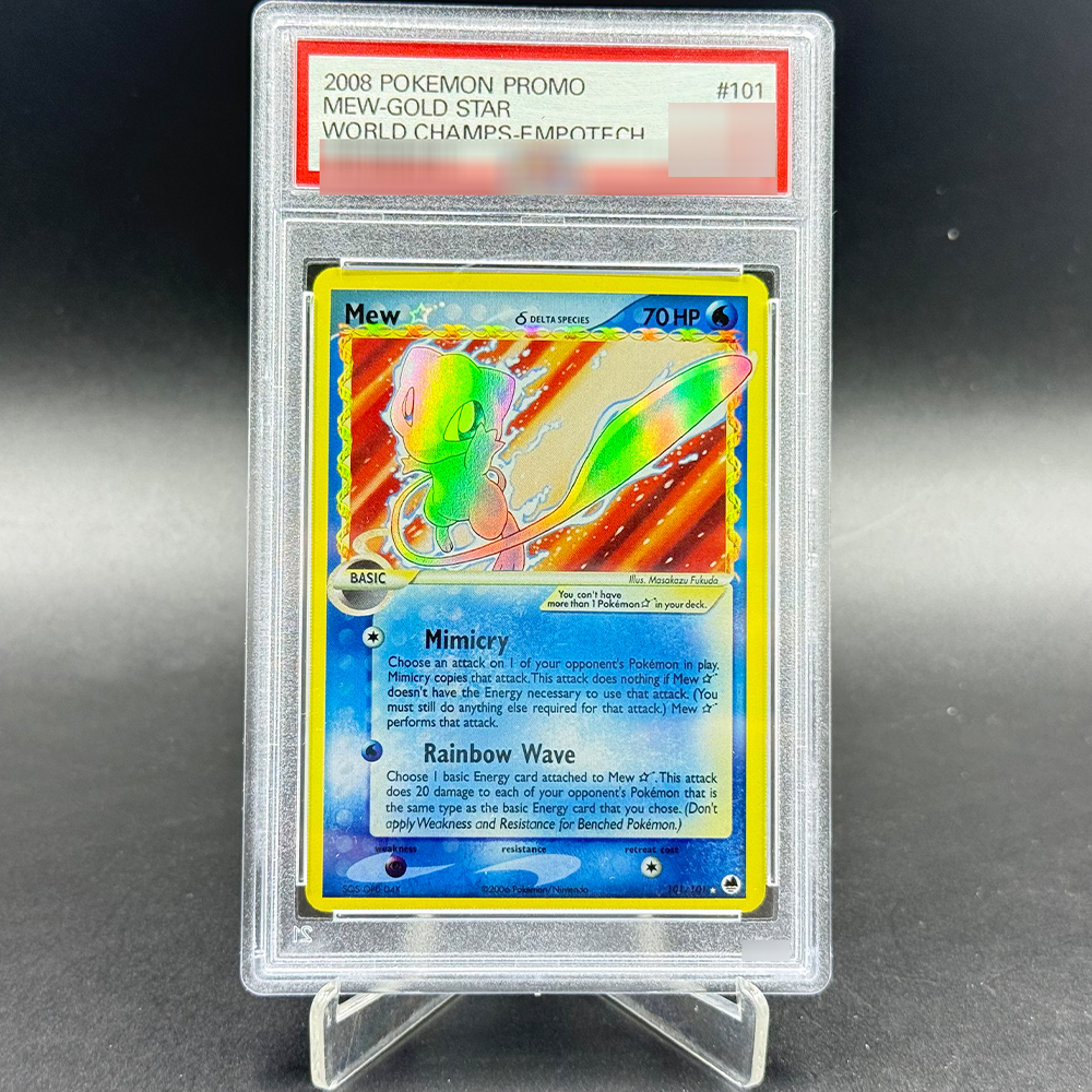 DIY English PKM Mew Gold Star  - Vintage Pokemon Collectible ulasan dan harga